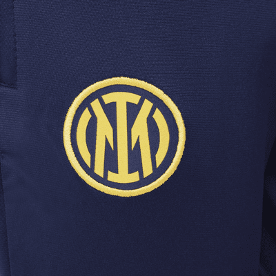 Stickad fotbollstracksuit Inter Milan Strike (tredjeställ) Nike Dri-FIT för ungdom