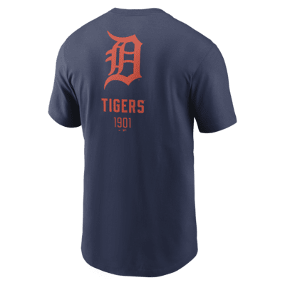 Detroit Tigers Large Logo Back Stack Men's Nike MLB T-Shirt