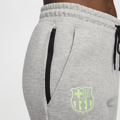 FC Barcelona Tech Fleece Nike Soccer közepes derekú női szabadidőnadrág