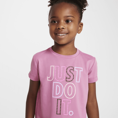 Nike Dri-FIT Femme Pop Toddler T-Shirt and Tempo Shorts Set