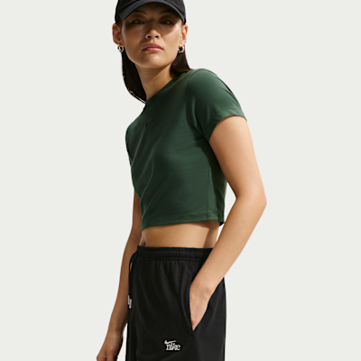 Shorts ligeros de tiro alto para mujer Nike Sportswear Chill Knit
