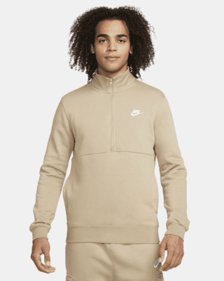 Мужские  Nike Sportswear Club Brushed-Back 1/2-Zip Pullover