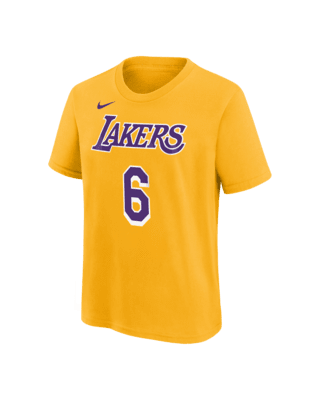 Подростковая футболка LeBron James Lakers Big Kids' Nike NBA