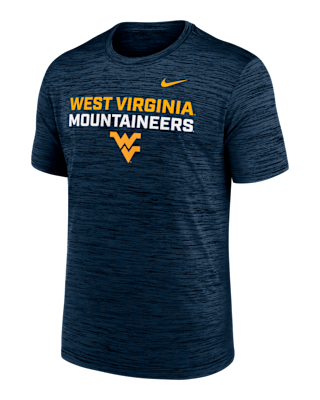 Мужская футболка West Virginia Campus Center Stack Velocity Nike Dri-FIT College