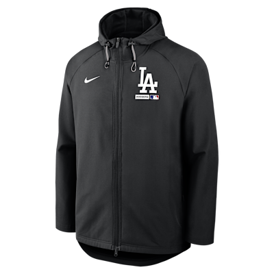 Los Angeles Dodgers Authentic Collection Men's Nike Therma-FIT MLB Full-Zip Hooded Jacket