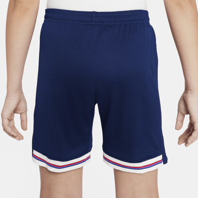 Shorts da calcio replica Nike Dri-FIT Inghilterra 2024 Stadium per ragazzo/a – Home