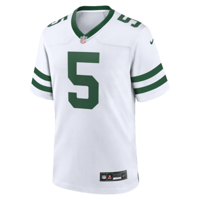 Jersey de fútbol americano Nike de la NFL Game para hombre Garrett Wilson New York Jets