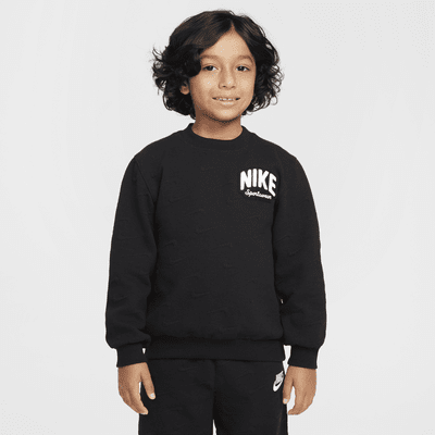 Nike Sportswear Powder Play Little Kids' 2-Piece Jacquard Crew Set