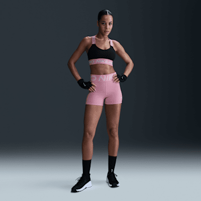 Shorts de ciclismo de tiro alto de 8 cm para mujer Nike Pro Sculpt