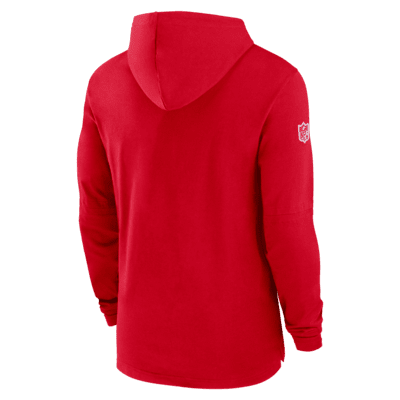 Kansas City Chiefs Sideline Men's Nike Dri-FIT NFL Long-Sleeve Hooded Top