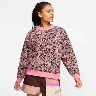 Nike Sportswear Women's Animal Print Crew. Nike AT Nike Sportswear Women's Animal Crew (Plus Size). Nike AT