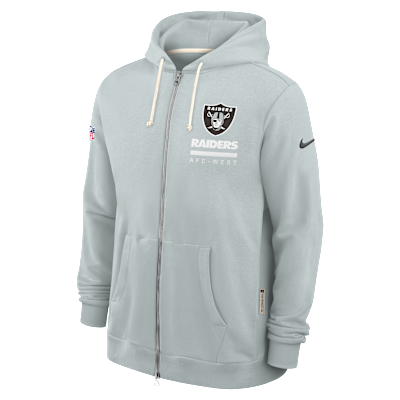 Las Vegas Raiders Utility Player Sideline Men's Nike Dri-FIT NFL Full-Zip Hoodie