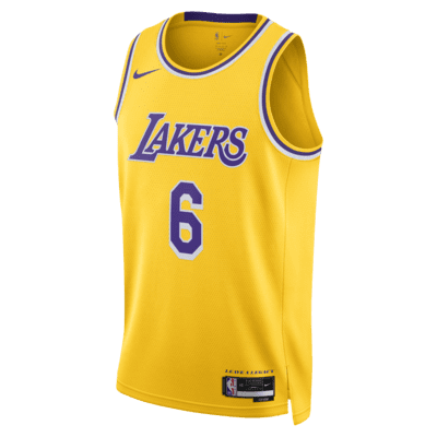 Jersey Nike Dri-FIT de la NBA Swingman para hombre Los Angeles Lakers Icon Edition 2022/23