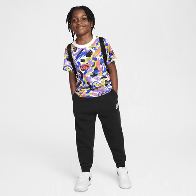 Playera estampada para niños talla pequeña Nike "Express Yourself"