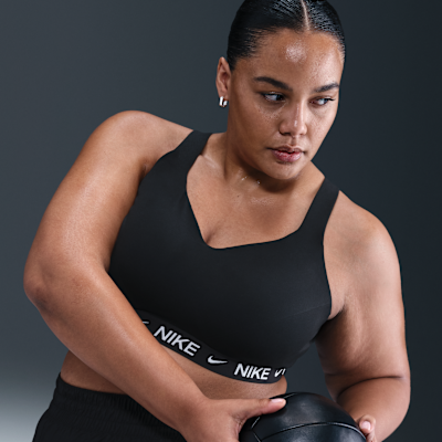 Brassière de sport réglable rembourrée à maintien supérieur Nike Indy pour femme (grande taille)