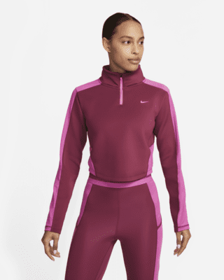 Nike Women's Long-Sleeve 1/4-Zip Training Top. Nike LU