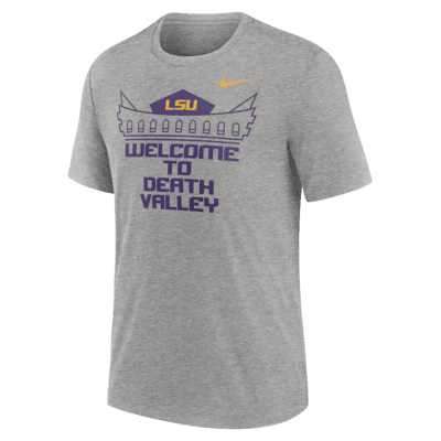 Playera universitaria Nike para hombre LSU Tigers Local Campus Time Honored Tradition