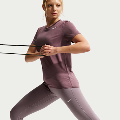 Nike One Seamless Front Leggings de talle alto y longitud completa - Mujer