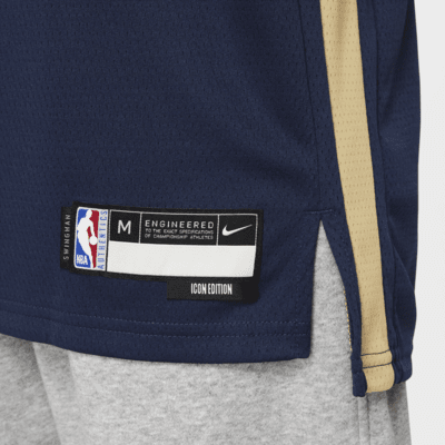 Koszulka dla dużych dzieci Nike NBA Swingman New Orleans Pelicans 2023/24 Icon Edition