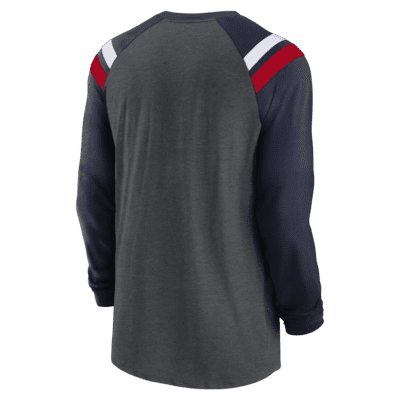 Nfl Tennessee Titans Men's Gray Full Back Run Long Sleeve