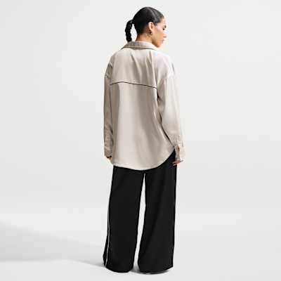 Nike Sportswear ekstra stor, langermet satengoverdel til dame