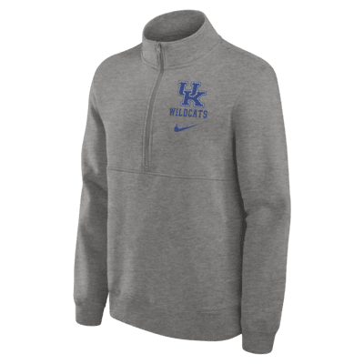 Kentucky Wildcats Primetime Club Men's Nike College 1/2-Zip Crew