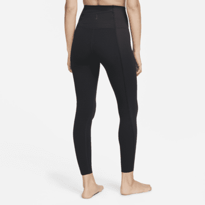 Leggings de tiro alto 7/8 brillo mate para mujer Nike Yoga Luxe