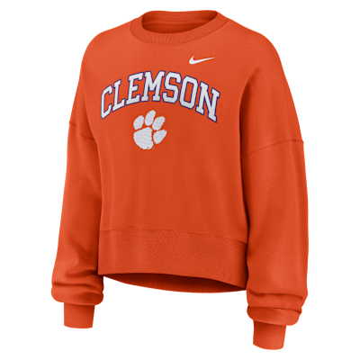 Clemson Phoenix Arch Women's Nike College Pullover Crew