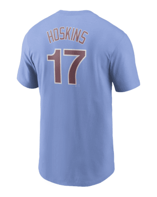 Men's Nike Aaron Nola Red Philadelphia Phillies Name & Number T-Shirt