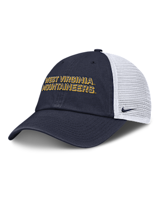 Мужские  West Virginia On-Field Club Gameday Nike College Trucker Adjustable Hat
