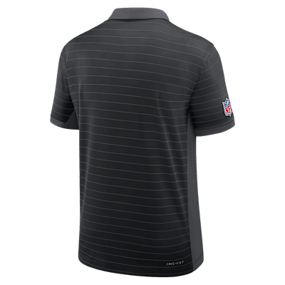 Polo Nike Dri-FIT de la NFL para hombre Las Vegas Raiders Sideline Victory Stripe