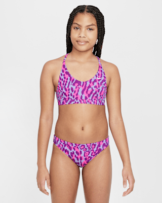 Подростковые  Nike Swim Big Kids' (Girls') Lace-Up Bikini Set