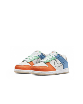 multicoloured nike shoes