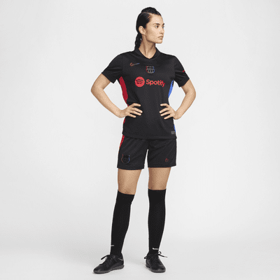 Segunda equipación Stadium FC Barcelona 2024/25 Pantalón corto de fútbol Replica Nike Dri-FIT - Mujer