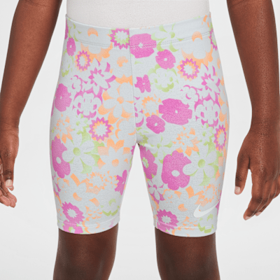 Ensemble deux pièces avec cycliste imprimé Nike Flow-Ral pour enfant