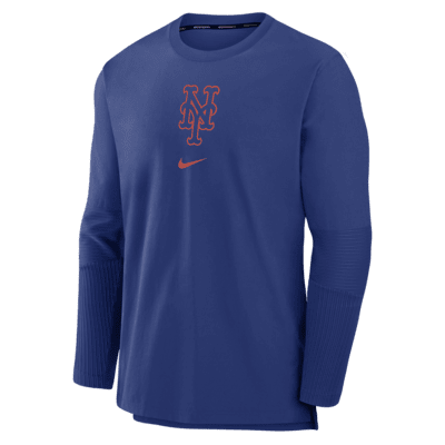 New York Mets Authentic Collection Player Men's Nike Dri-FIT MLB Pullover Jacket