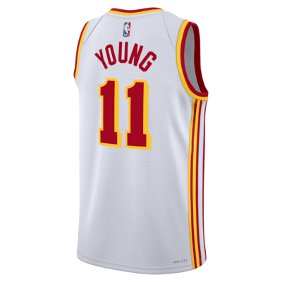 Jersey Swingman Nike Dri-FIT de la NBA Atlanta Hawks Association Edition 2022/23