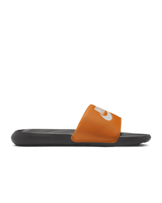 orange nike slides womens