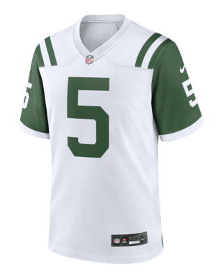 Мужские джерси Garrett Wilson New York Jets Nike NFL Game Football Jersey для футбола