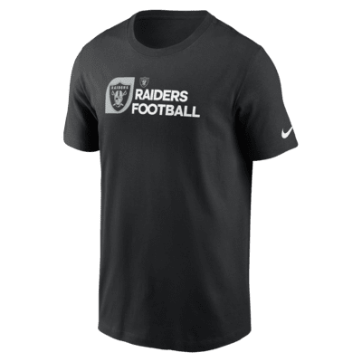 Las Vegas Raiders Team Outline Essential T-Shirt Men's Nike NFL T-Shirt