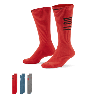 Nike Everyday Plus Cushioned Training Crew Socks (3 Pairs)