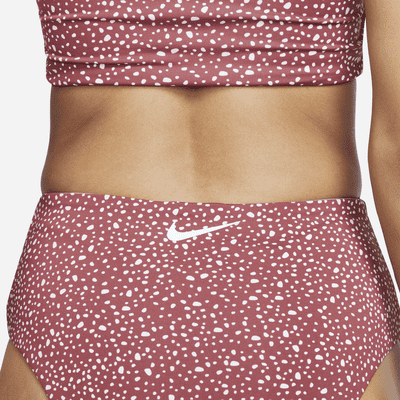 Nike Adventure freche, wendbare Schwimmhose mit hohem Taillenbund für Damen