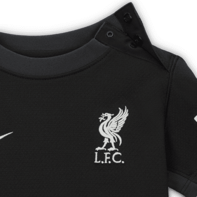 Divisa da calcio replica in 3 pezzi Nike Liverpool FC 2024/25 Stadium per bebè e bimbo/a – Home