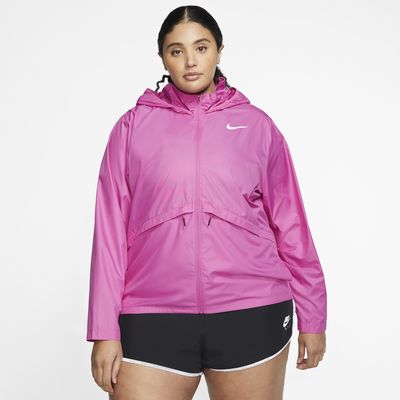 essential hooded running jacket