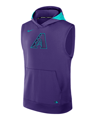 Мужское худи Arizona Diamondbacks Authentic Collection City Connect Men’s Nike Dri-FIT MLB Sleeveless Pullover Hoodie