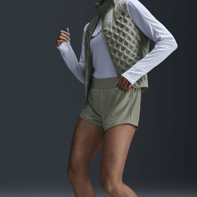 Nike One Pantalón corto con estampado y malla interior de talle medio Dri-FIT - Mujer