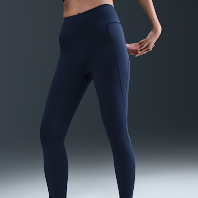 Nike Universa Women's High-Waisted 7/8 Leggings with No Front Seam