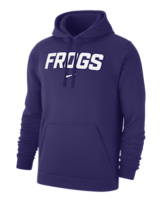 Мужское худи TCU Club Fleece Nike College Pullover Hoodie