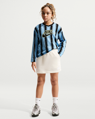 Детская юбка Nike Sportswear Club Big Kids' (Girls') French Terry Skirt