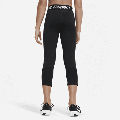 Nike Pro Big Kids' (Girls') Capri Leggings